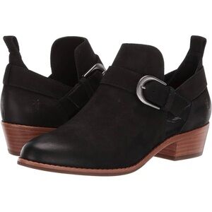 Frye Black Mia Cut Out Bootie